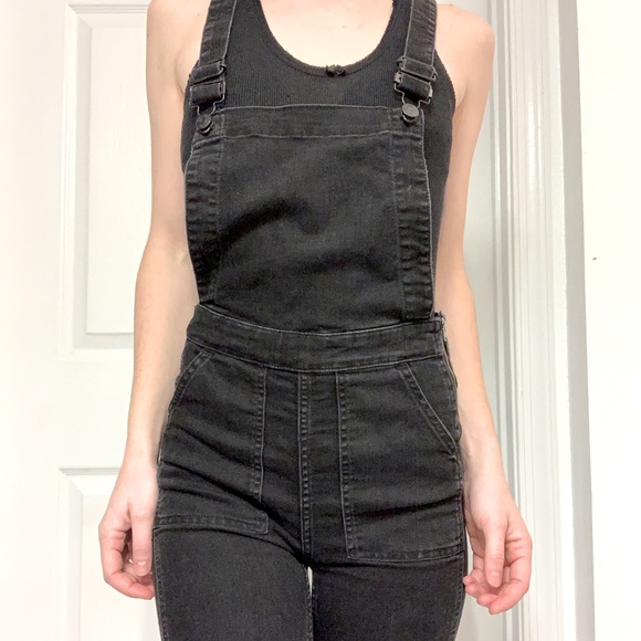 Madewell Skinny Overalls In Lunar Wash 